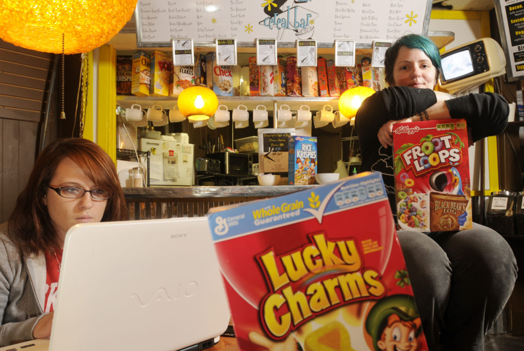 Cereal bar Coffee shop adds snap, crackle and pop to menu News